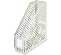 Вертикальный лоток для бумаг BRAUBERG Office-Expert, 90 мм, сетчатый, сборный, серый 238020