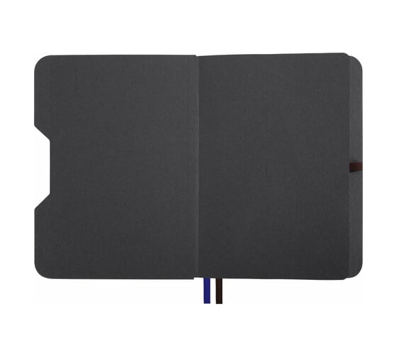 Блокнот BRAUBERG А5, 162x218мм, NOTE, под кожу, софт-тач, с резинкой, 80л, клетка, коричневый 113436
