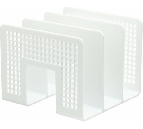 Лоток-сортер для бумаг BRAUBERG Office-Expert, 3 отделения, 207x212x168 мм, сетчатый, белый 238023