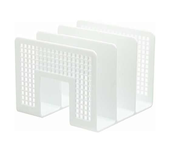 Лоток-сортер для бумаг BRAUBERG Office-Expert, 3 отделения, 207x212x168 мм, сетчатый, белый 238023 1
