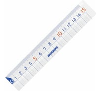 Линейка ЮНЛАНДИЯ ШКОЛЬНАЯ пластик 15 см, прозрачная, европодвес 210734