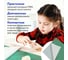 Настольная клеёнка для уроков труда ПИФАГОР ПВХ, зеленая, 69х40 см 227057 8