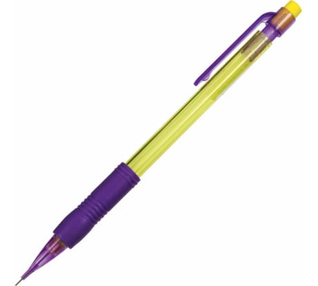 Механический карандаш ЮНЛАНДИЯ Юнландик-архитектор, корпус двуцветный, грип, ластик, 0,5 мм 181429