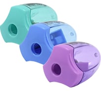 Фигурная точилка Lamark с контейнером, ассорти, 44,5×30,5 мм, 24 шт SH0102