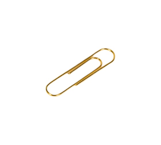 Скрепки Lamark 33 мм/100 шт, золотистые, 10 шт PC0222