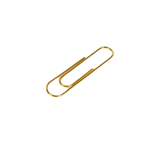 Скрепки Lamark 33 мм/100 шт, золотистые, 10 шт PC0222