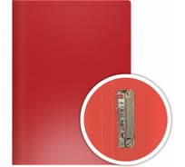 Папка с боковым прижимом DOLCE COSTO Эконом, А4, красная D00331-RD