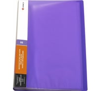 Папка с 80 вкладышами Lamark 0,80 мм, жесткая, неон, фиолетовая DB0340-IMVL