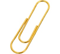 Скрепки Lamark 28 мм/100 шт, золотистые, 10 шт PC0220