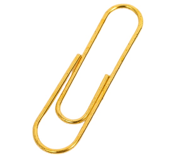 Скрепки Lamark 28 мм/100 шт, золотистые, 10 шт PC0220 1