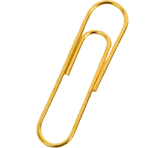 Скрепки Lamark 28 мм/100 шт, золотистые, 10 шт PC0220