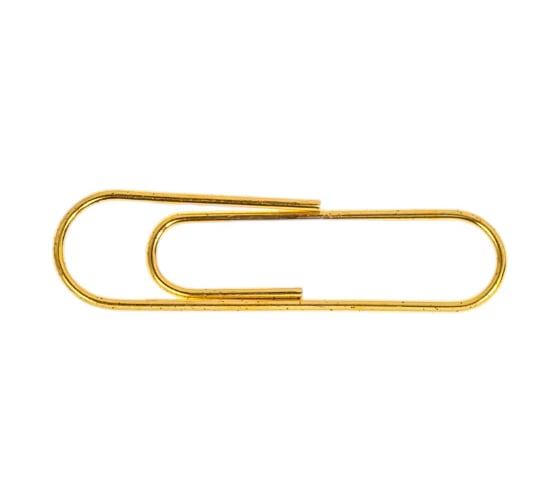 Скрепки Lamark 28 мм/100 шт, золотистые, 10 шт PC0220