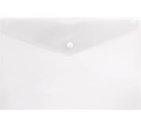 Конверт на кнопке Lamark А4, 0,18 мм, глянцевый, прозрачный, 10 шт PE0425-CR