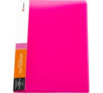 Папка с боковым зажимом Lamark 0,60 мм, неон, красная CF0042-IMRD