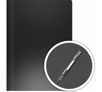 Папка с боковым пружинным скоросшивателем DOLCE COSTO Эконом, А4, черная D00333-BK