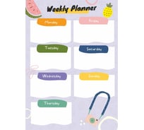 Магнитный планер Lamark Список важных дел на неделю, А4, MP0012-01