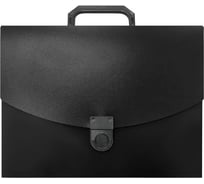 Портфель одно отделение DOLCE COSTO 320х240х30 мм, 0,6 мм, черный, 15 шт D00360-BK
