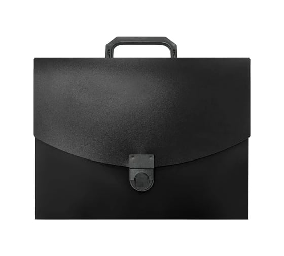 Портфель одно отделение DOLCE COSTO 320х240х30 мм, 0,6 мм, черный, 15 шт D00360-BK