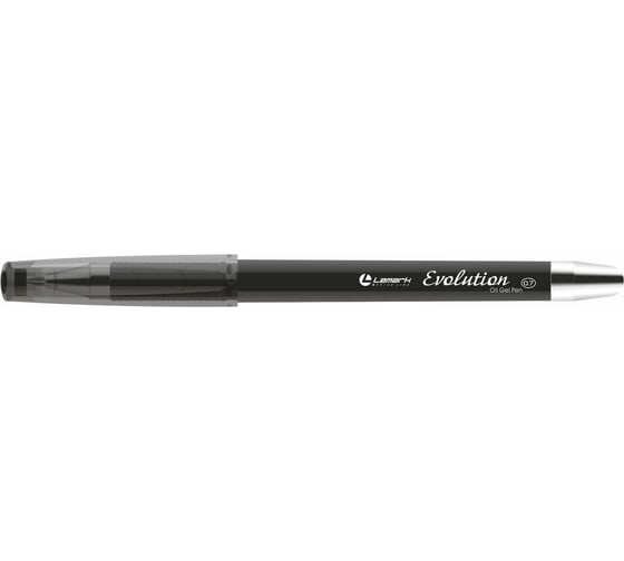 Ручка Lamark Evolution Oilgel корпус с покрытием Soft touch, метал. наконечник, 0,7 мм, 12 шт GP0643-2BK