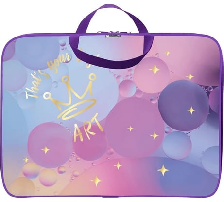 Папка-планшет Lamark Bubbles, A3, 1 отделение, с ручками, 47,5х34,5х4,5 см DC0220-02