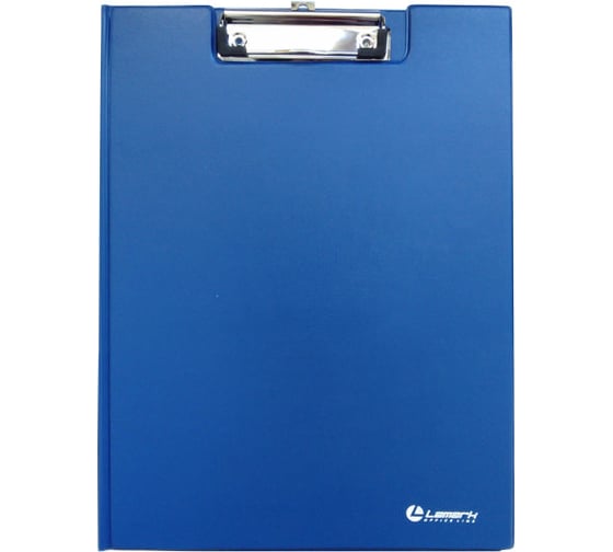 Папка-планшет Lamark с верхним зажимом, 2,4 мм, с крышкой, А4, PVC, синий CB0607-BL