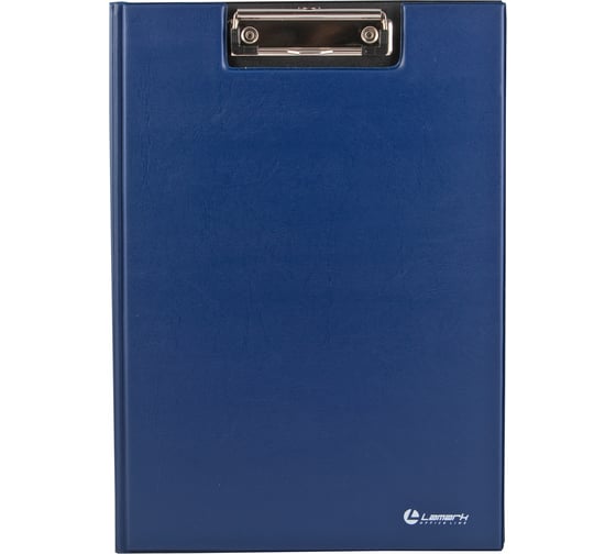 Папка-планшет Lamark с верхним зажимом, 2,4 мм, с крышкой, А4, PVC, синий CB0607-BL