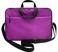 Папка-портфель Lamark A4+, 1 отделение, на молнии, с ручками, цвет фиолетовый DC0032-VL