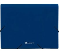 Папка LAMARK на резинке А5, 200х250 мм, пластик 0,4 мм, цвет синий упаковка 20 шт TF0135-BL