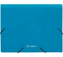 Папка LAMARK на резинке А5, 200х250 мм, пластик 0,4 мм, цвет голубой упаковка 20 шт TF0135-LB
