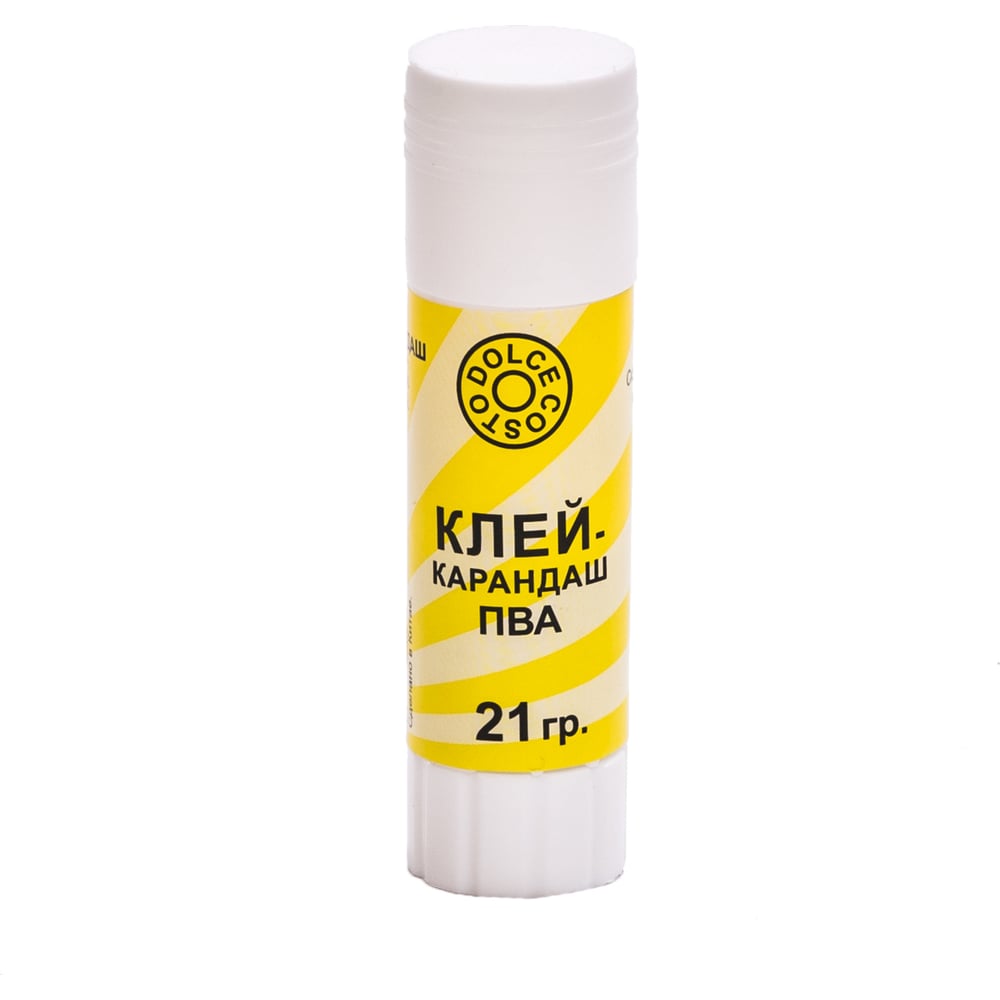 Клей-карандаш ПВА DOLCE COSTO 21 г. упаковка 24 шт D00141 - выгодная ...