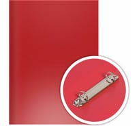 Папка DOLCE COSTO 2 кольца диаметром 16 мм, Эконом, А4, красная D00335-RD