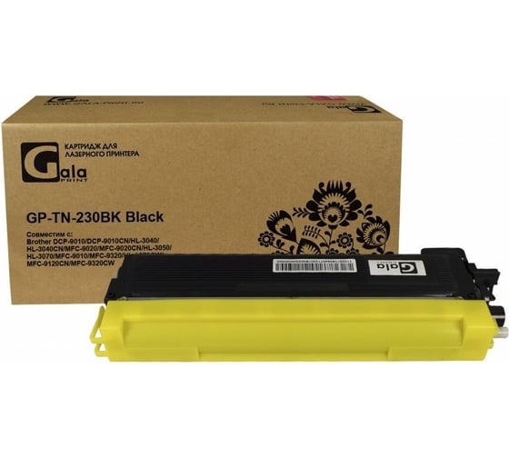 Картридж для принтеров Brother Black 2200 копий GalaPrint GP_TN-230BK_BK 1