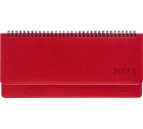 Планинг Galant "Ritter" датированный, 2023 год, 305x140 мм, под кожу, красный 114001