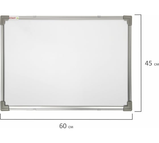 Магнитно-маркерная доска Staff 45x60 см, металлическая рамка, ECO 238136