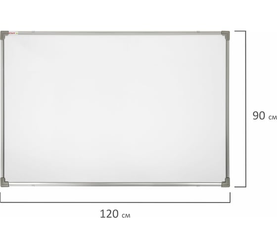 Магнитно-маркерная доска Staff 90x120 см, металлическая рамка, ECO 238138