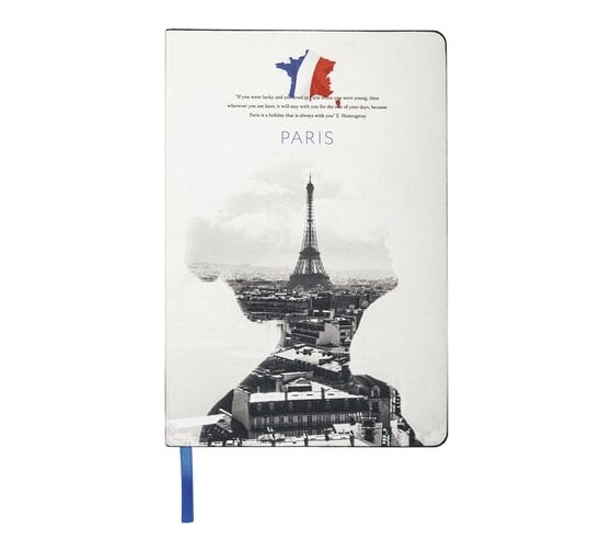 Блокнот BRAUBERG VISTA Paris А5, 143x210 мм, под кожу, твердый, 80 л 112069