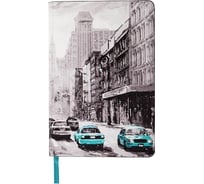 Блокнот BRAUBERG VISTA Old New York А5, 143x210 мм, под кожу, гибкий, 80 л 112062