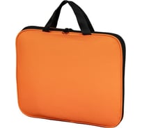 Папка на молнии Staff EVERYDAY с ручками А4, полиэстер, ярко-оранжевая 270735