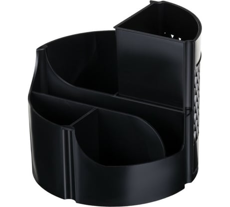 Подставка-органайзер Staff Basic 120x120x110 мм, 5 отделений, черная 77 237949