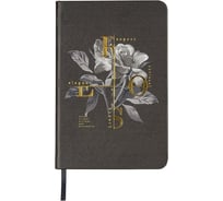 Блокнот BRAUBERG VISTA Rose малый формат, 100x150 мм, А6, под кожу, твердый, срез фольга, 80 л 112097