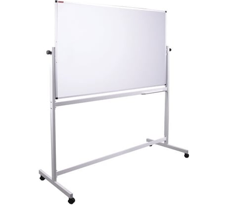 Магнитно-маркерная доска BRAUBERG на стенде, 120x180 см, 2-сторонняя 238142