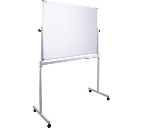 Магнитно-маркерная доска BRAUBERG на стенде, 90x120 см, 2-сторонняя 238140