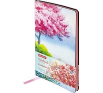 Блокнот BRAUBERG VISTA Spring weather А5, 143x210 мм, под кожу, гибкий, 80 л 112073