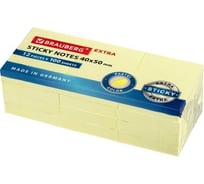 Самоклеящиеся блоки BRAUBERG EXTRA STICKY пастельные, 40x50 мм, комплект 12 шт. по 100 шт 112413