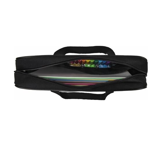 Папка BRAUBERG Ball на молнии, с ручками, А4, 1 отделение, полиэстер, ширина 80 мм 271129