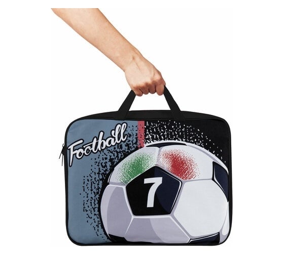 Папка BRAUBERG Ball на молнии, с ручками, А4, 1 отделение, полиэстер, ширина 80 мм 271129