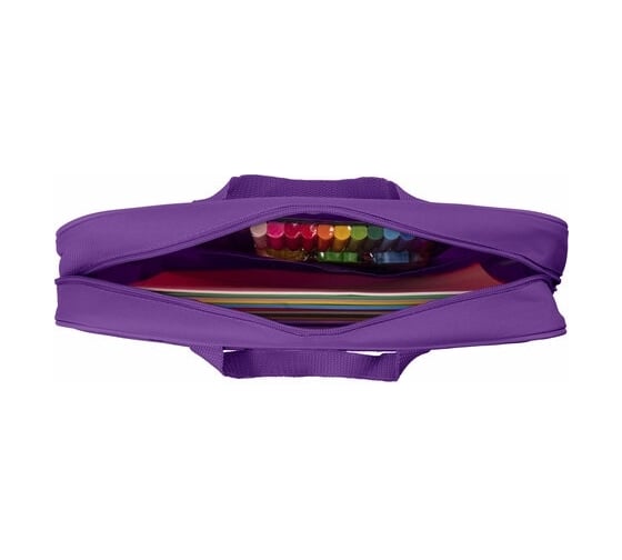 Папка BRAUBERG Make a wish на молнии, с ручками, А4, 1 отделение, полиэстер, ширина 80 мм 270961