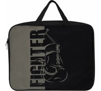 Папка BRAUBERG Fighter на молнии, с ручками, А4, 1 отделение, полиэстер, ширина 80 мм 270964