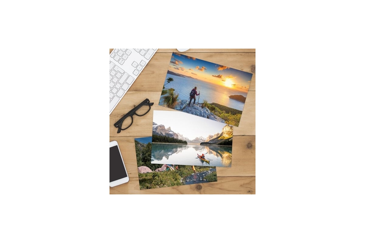 Самоклеящаяся матовая фотобумага BRAUBERG ORIGINAL А4, 100 г/м2, 20 ...
