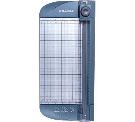 Роликовый резак BRAUBERG TRIPLE CUT с тремя типами резки, до 10 л, длина реза 310 мм 532330